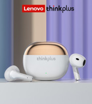 Стерео Bluetooth безжични слушалки със зареждащ кейс Lenovo thinkplus Live Pods X15 Pro TWS Earbuds бели